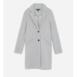 Zara TFR Grey Trench Coat